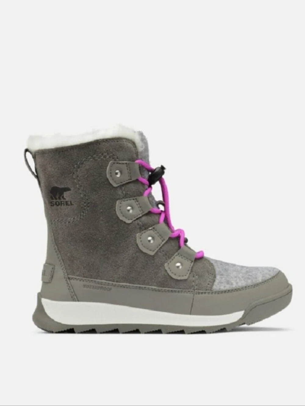 Sorel Youth Whitney™ II Joan Lace Up Waterproof Shoe Size 7